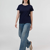 Футболка женская E150, серый меланж