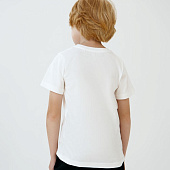 Футболка детская T-Bolka Kids, белая (теплый оттенок)