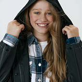 Дождевик детский RainDrop Kids, черный