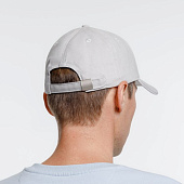 Бейсболка Spiker, серая с белым