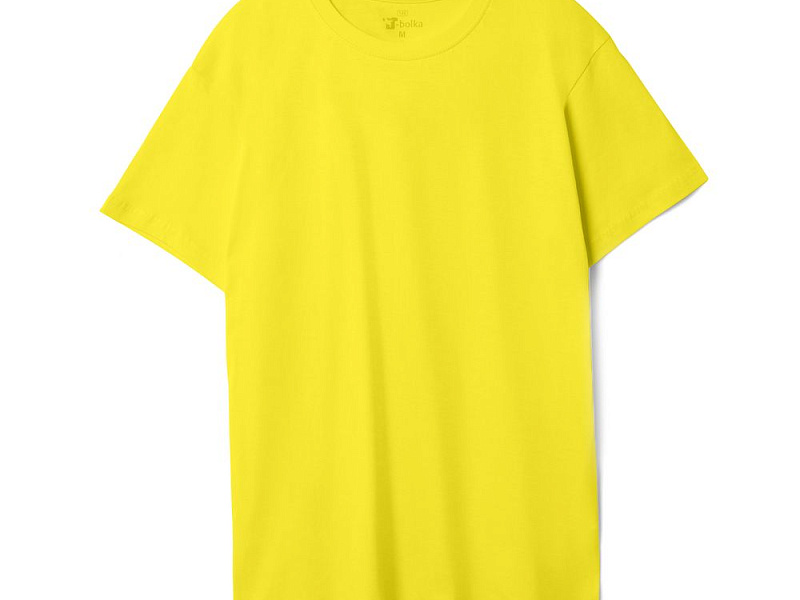 Футболка унисекс T-bolka 140, желтая