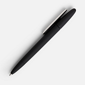 Ручка шариковая Prodir DS5 TRR-P Soft Touch, черная с белым