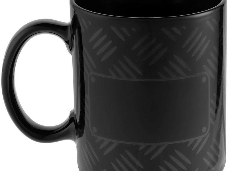 Кружка Hard Work Black, ver.1, черная