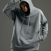 Худи унисекс H2, серое