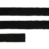Плоский шнур Cord L, черный, 150 см