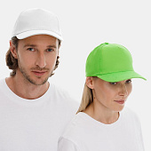 Бейсболка Long Beach, белая