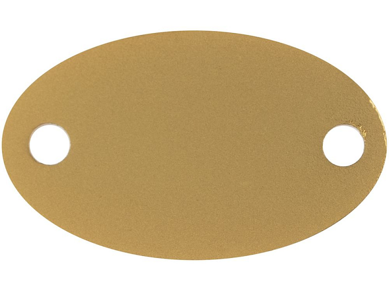 Шильдик металлический Alfa Oval, золотистый