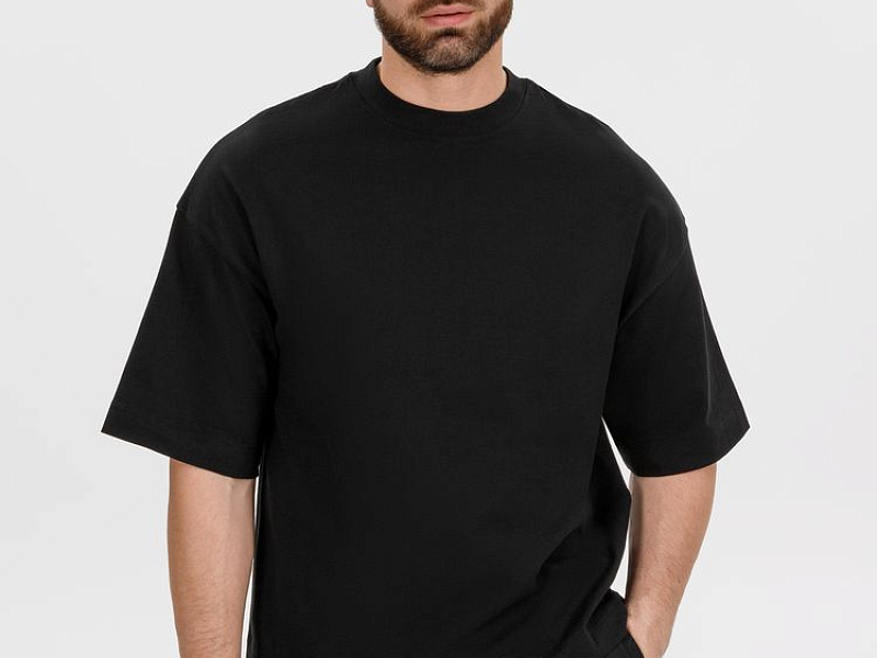 Футболка оверсайз Big Boss, черная