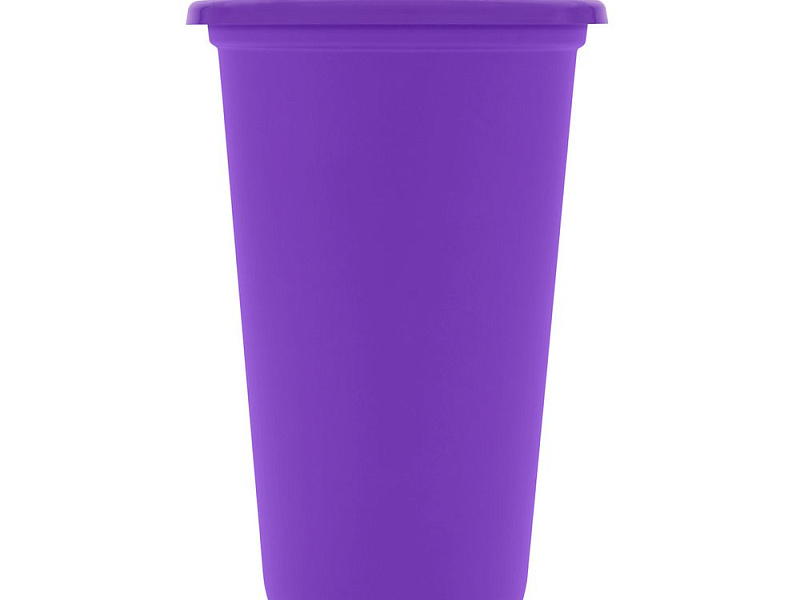 Стакан с крышкой Color Cap, фиолетовый