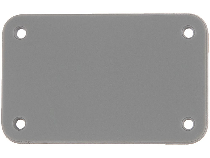 Лейбл из ПВХ Kreta, S, серый