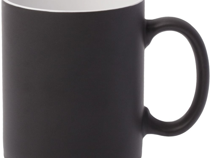Кружка Promo матовая, черная