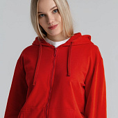 Толстовка на молнии с капюшоном Siverga 2.0, красная