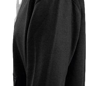 Толстовка мужская на молнии Soul Men 290 с контрастным капюшоном, черная