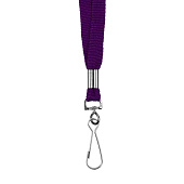 Лента с карабином Colorplan, фиолетовая