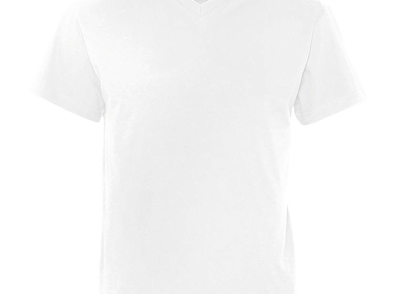Футболка мужская с V-образным вырезом Victory 150, белая