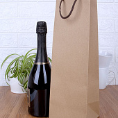 Пакет под бутылку Vindemia, крафт