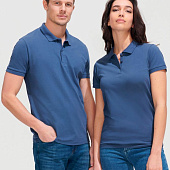 Рубашка поло мужская Perfect Men синий джинс