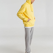 Толстовка с капюшоном унисекс King, желтая