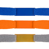 Шильдик металлический Kova, оранжевый неон