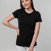 Футболка женская T-bolka Stretch Lady, черная