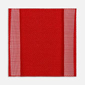 Лейбл тканевый Epsilon, L, красный