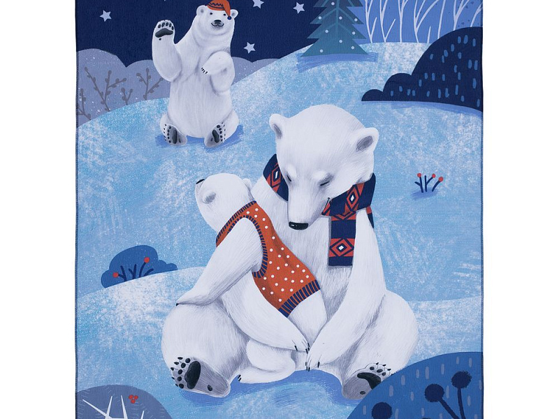 Флисовый плед Wintart Bear