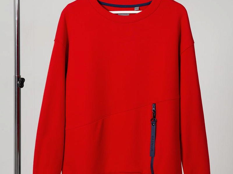 Свитшот унисекс Kosmos 2.0, красный