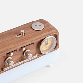 Bluetooth-колонка с беспроводной зарядкой, часами и подсветкой Multiverse, ver.2