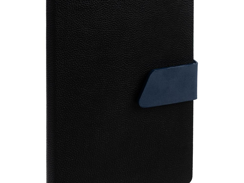 Ежедневник Boom, недатированный, черный с синим