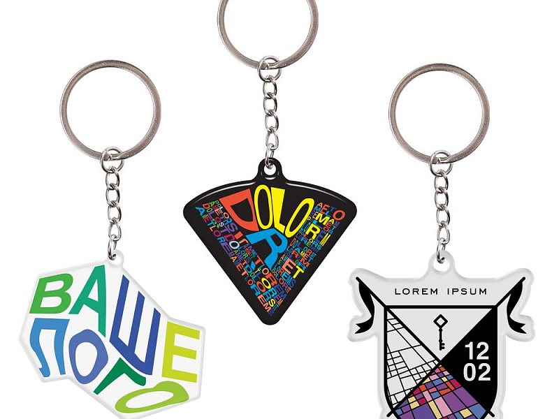 Брелок металлический Chroma на заказ