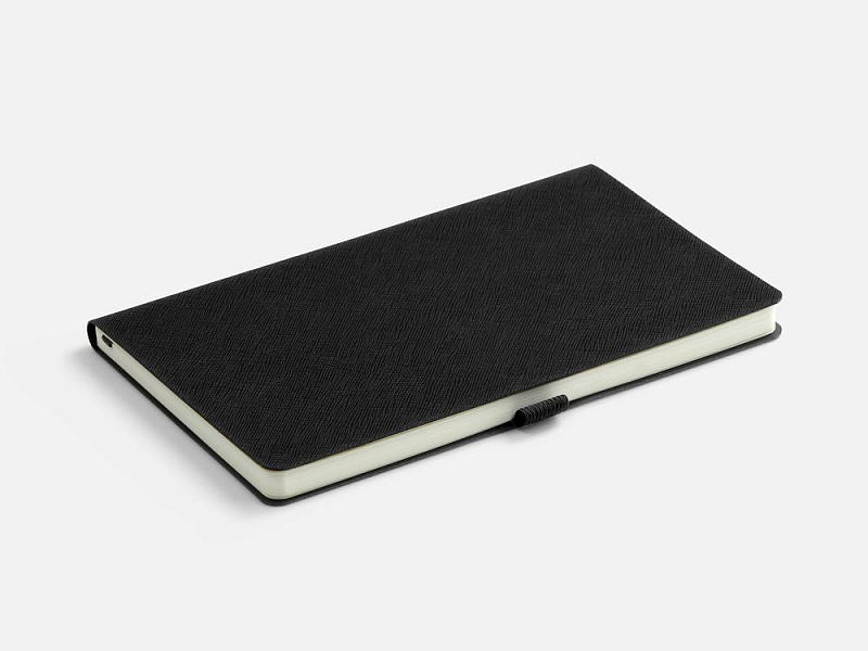 Ежедневник Lungo, недатированный, черный