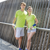 Футболка унисекс Sporty 140, оранжевый неон