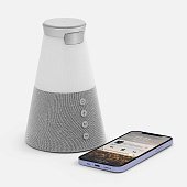Bluetooth-колонка с беспроводной зарядкой и подсветкой Cone Sonance, серая