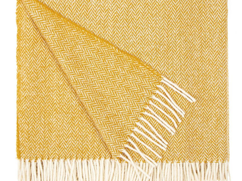 Плед Bilbo, горчичный