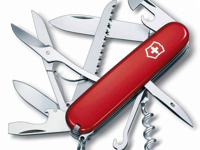 Офицерский нож Huntsman 91, красный