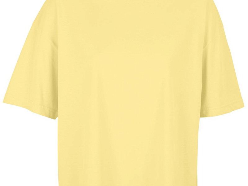 Футболка оверсайз женская Boxy Women, светло-желтая