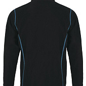 Куртка мужская Nova Men 200, черная с ярко-голубым