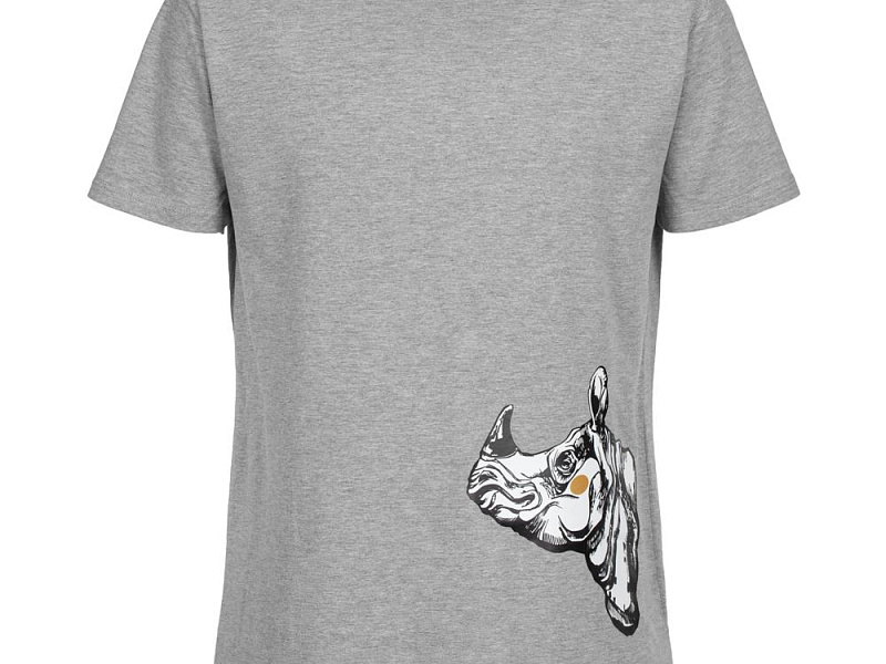 Футболка мужская NosoRock, серый меланж