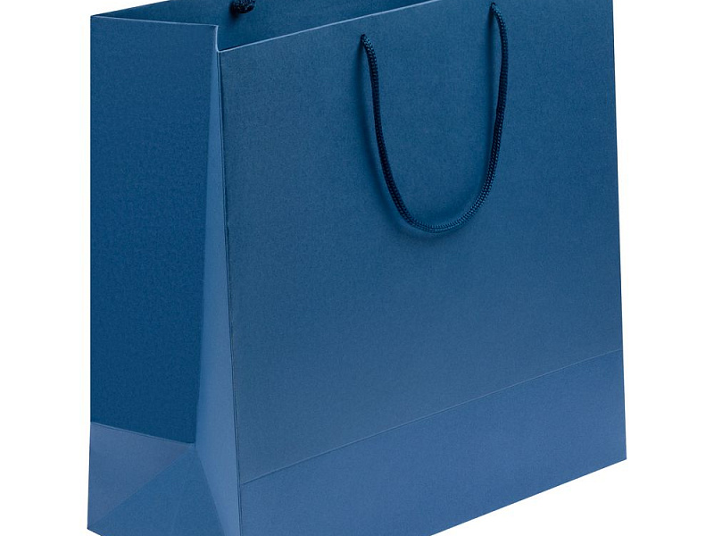 Пакет бумажный Porta L, синий