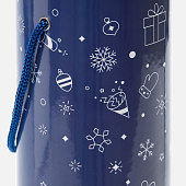 Тубус для бутылки Snowlace, синий