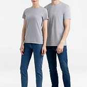 Футболка женская T-bolka Stretch Light Lady, серый меланж