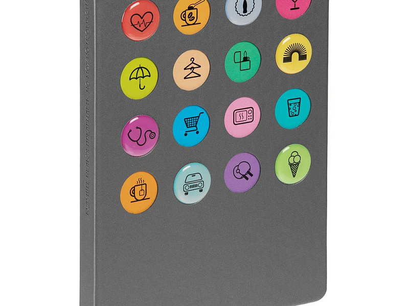 Ежедневник «История изобретений», недатированный, серый