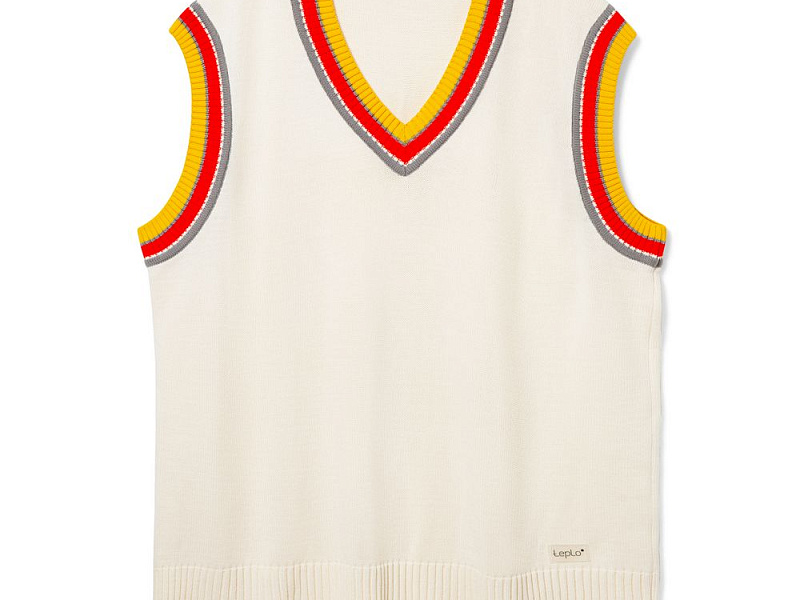 Жилет оверсайз унисекс Cornell в сумке, молочно-белый