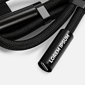Кабель-ланьярд energyFlex Power Delivery 60 Вт, черный