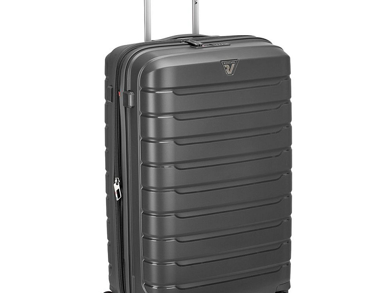 Чемодан Butterfly M, серый