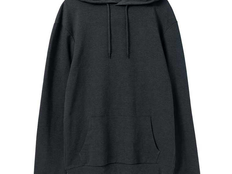 Толстовка с капюшоном унисекс Hoodie, темно-серая