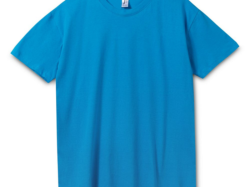 Футболка унисекс Regent 150, ярко-бирюзовая