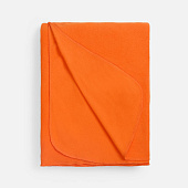 Флисовый плед Warm&Peace XL, оранжевый
