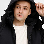 Куртка-парка унисекс Sfera, черная