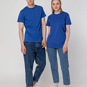 Футболка унисекс T-Bolka 160, ярко-синяя